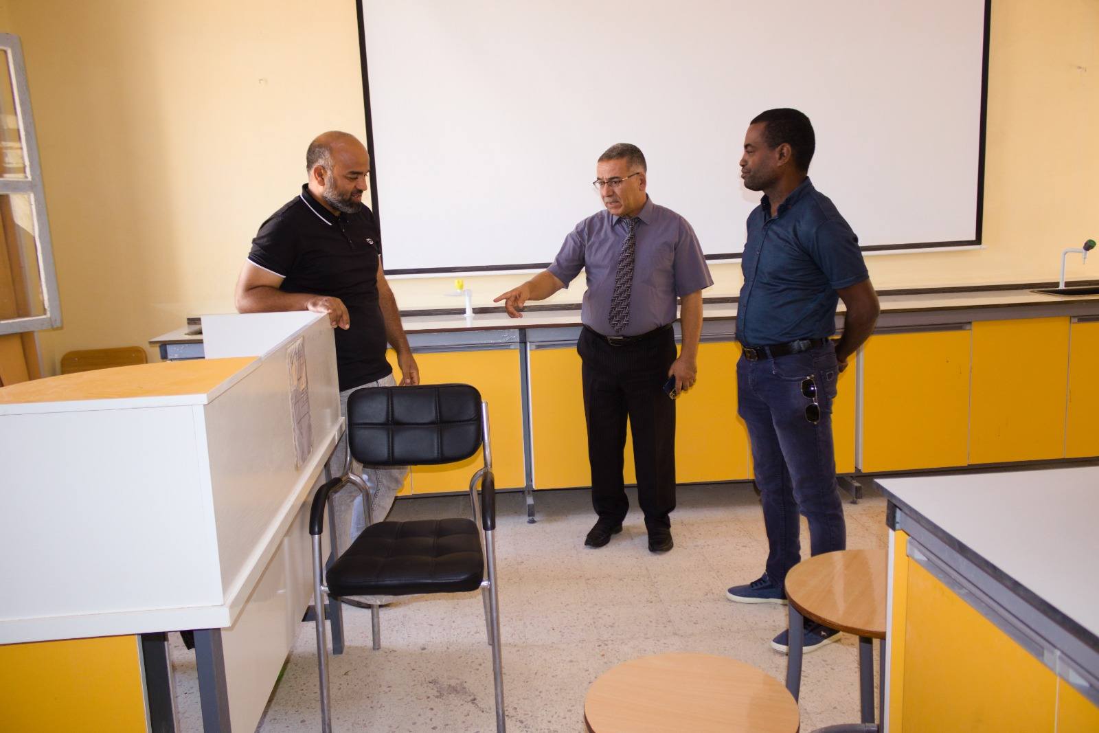 Inspection Tour of the School's Classrooms