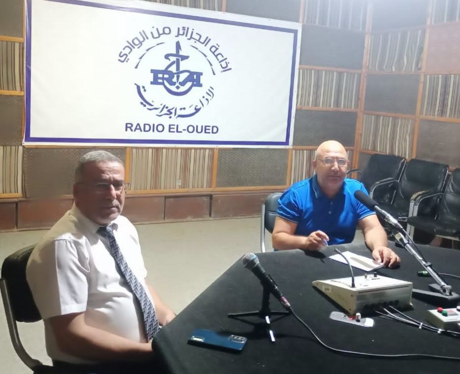 اذاعة الجزائر من الوادي تستضيف مدير المدرسة العليا للفلاحة الصحراوية